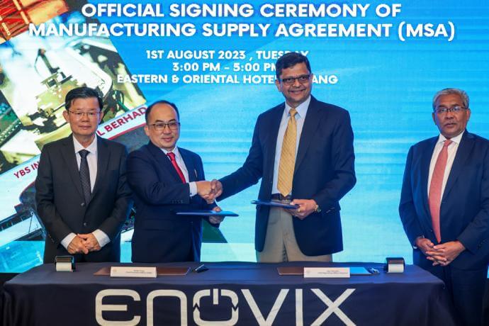 YBS国际与NASDAQ公司ENOVIX正式签约 合作生产电动车电池