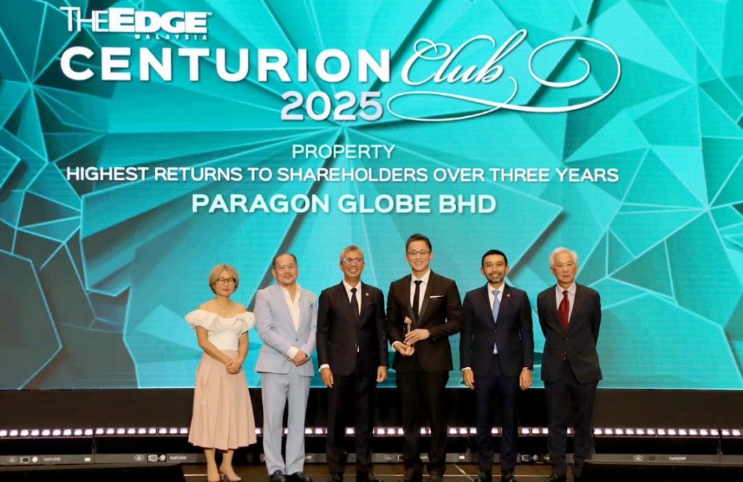 获The Edge Malaysia 2025年百夫长俱乐部企业奖肯定百丽环球荣膺“最高股东回报奖”