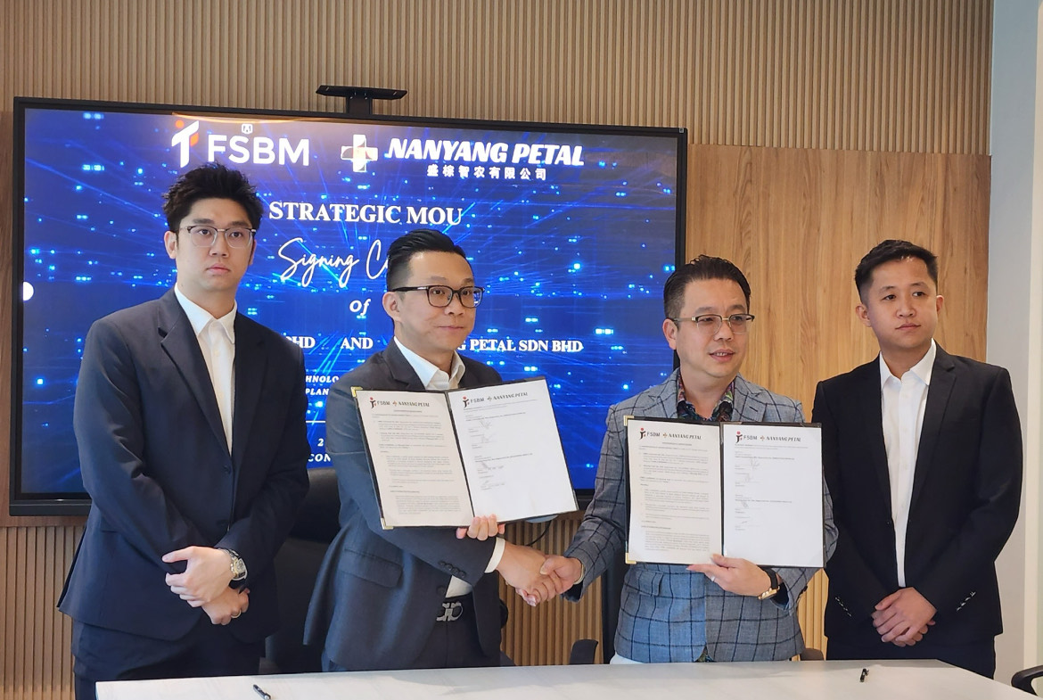 FSBM I-COMMAND 与Nanyang Petal合作 推动大马棕油业AI与IoT技术发展