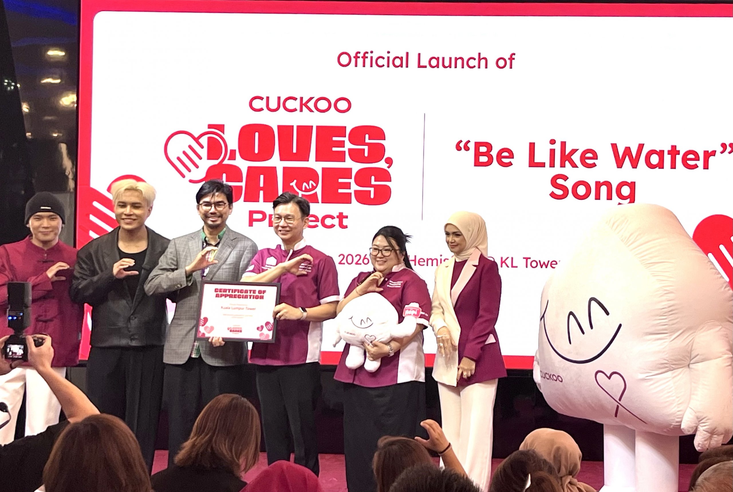 CUCKOO Malaysia整合CSR蓝图 推出10万令吉梦想基金 菲道尔任首位公益挚友